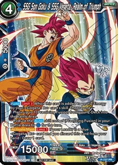SSG SON GOKU & SSG VEGETA, REALM OF TRIUMPH
