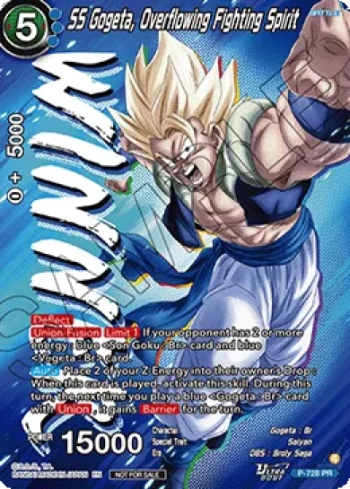 SS GOGETA, OVERFLOWING FIGHTING SPIRIT