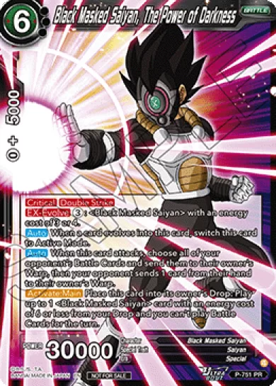 BLACK MASKED SAIYAN, THE POWER OF DARKNESS