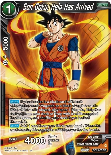 SON GOKU, HELP HAS ARRIVED