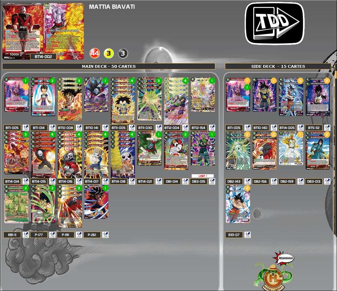 Decklist de Mattia Biavati