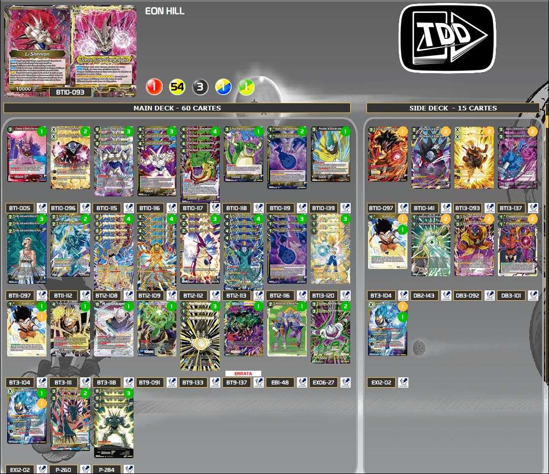 Decklist image · Eon Hill