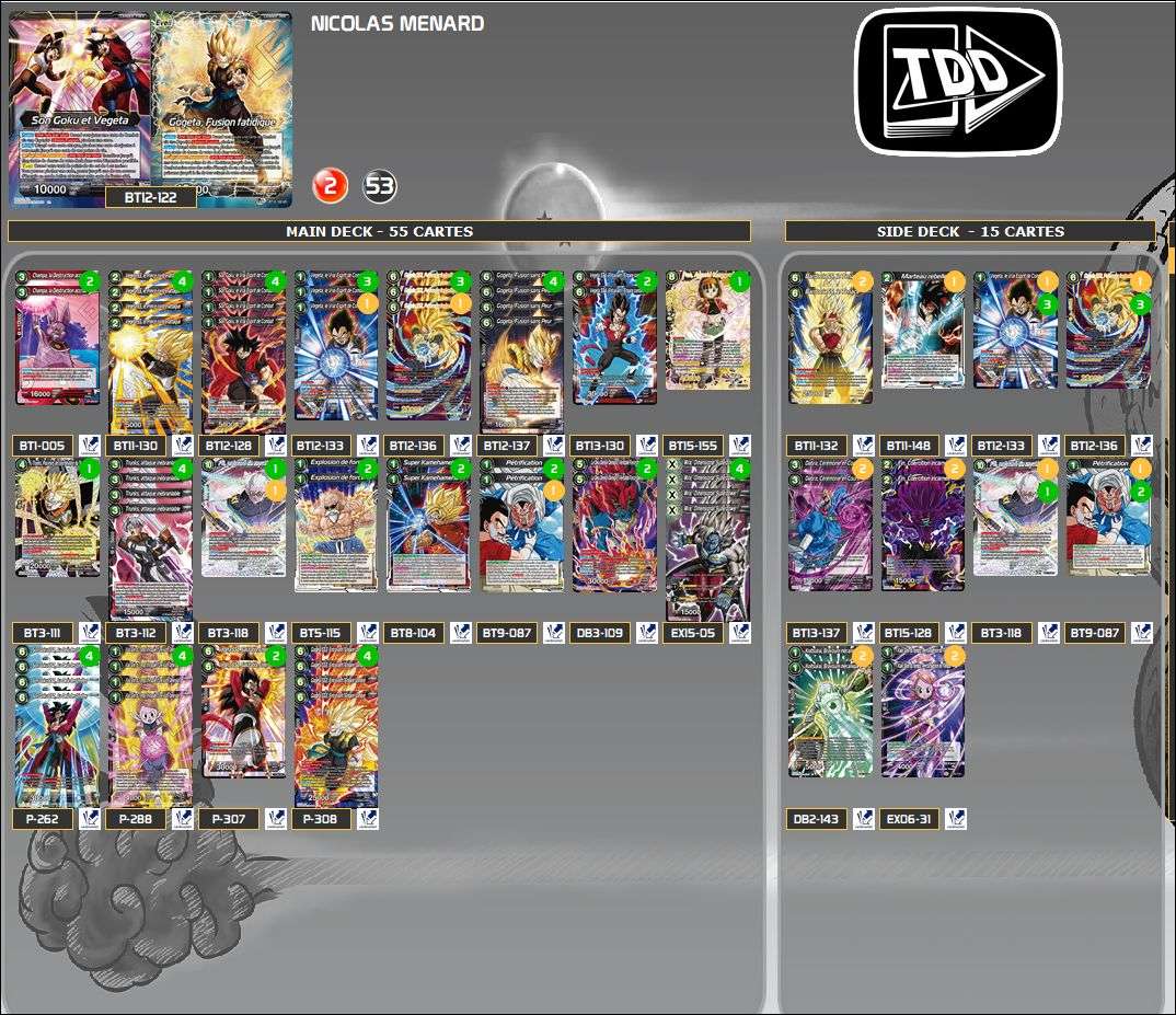 Decklist image · Nicolas Menard