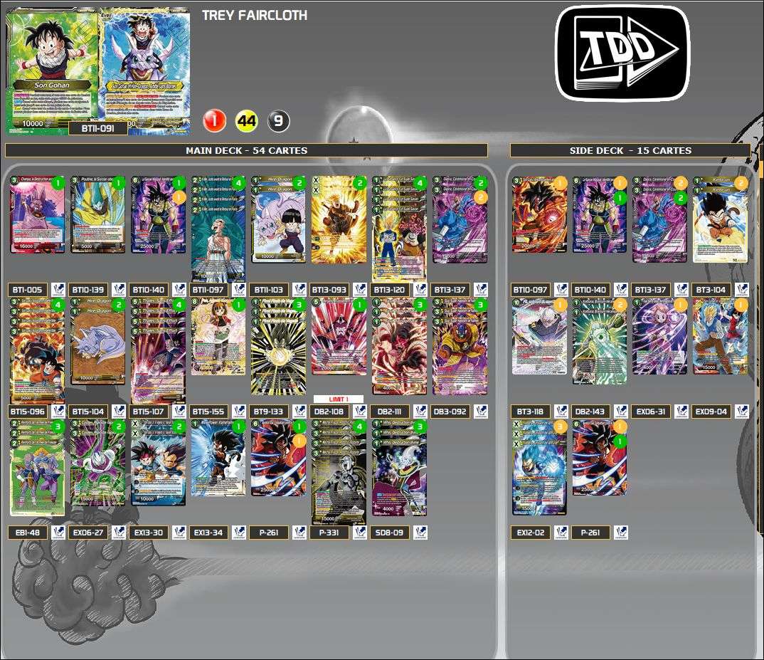 Decklist image · Trey Faircloth