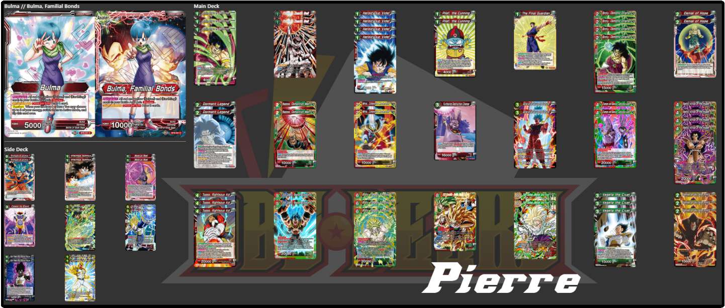 Decklist de Pierre Louis