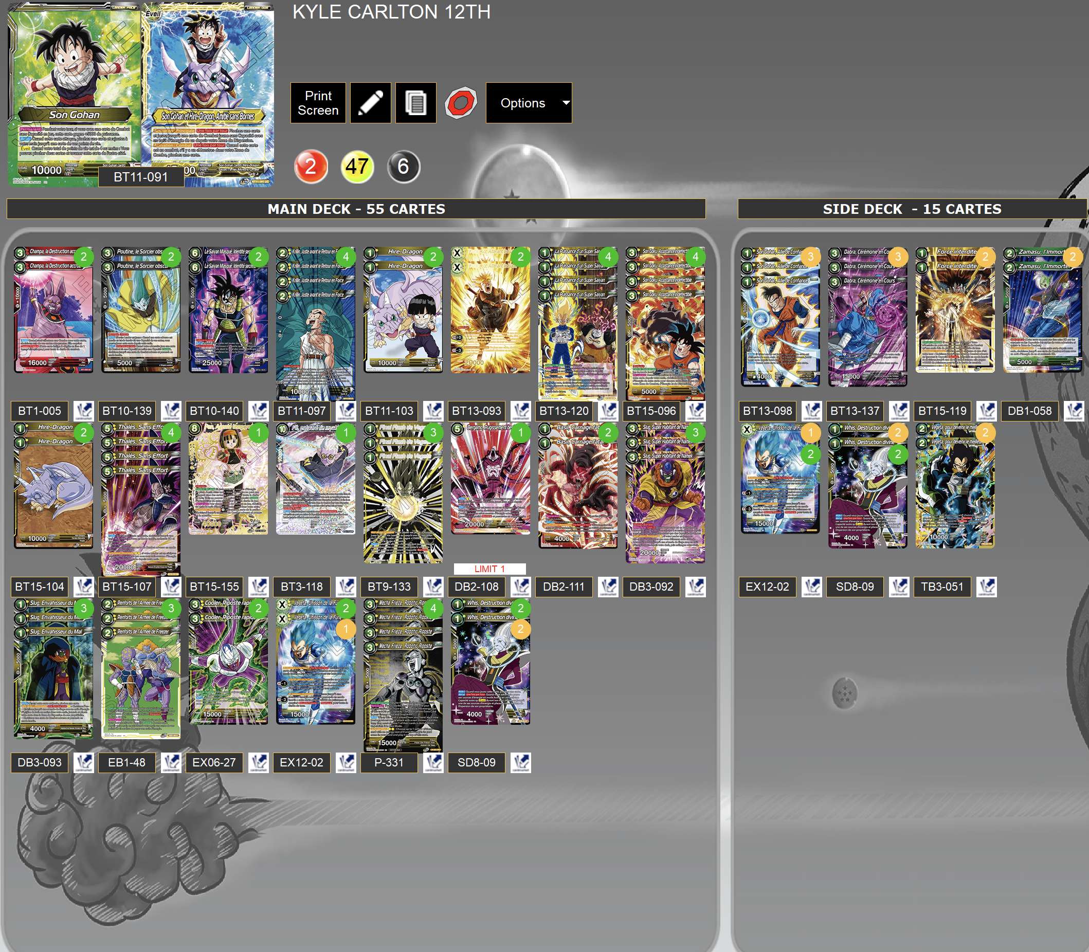 Decklist image · Kyle Carlton