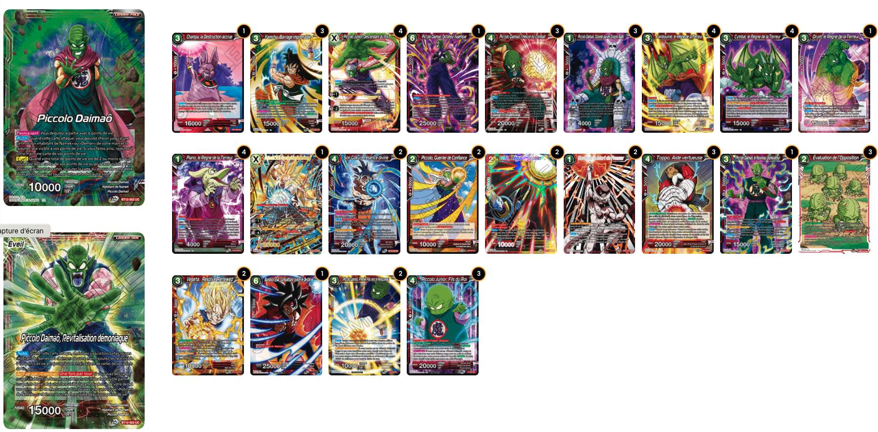 Decklist de Deniz Kaval