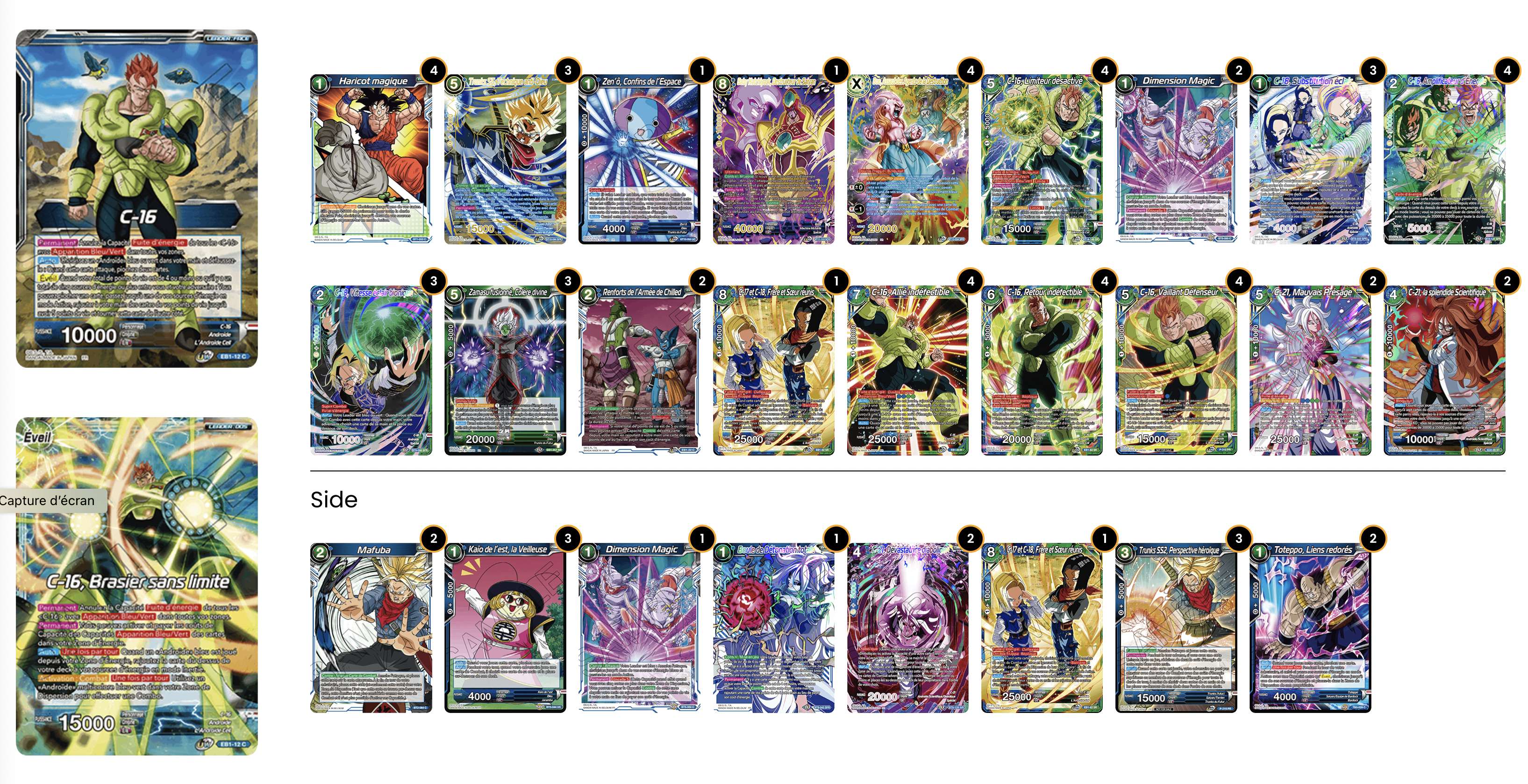 Decklist de Mudi