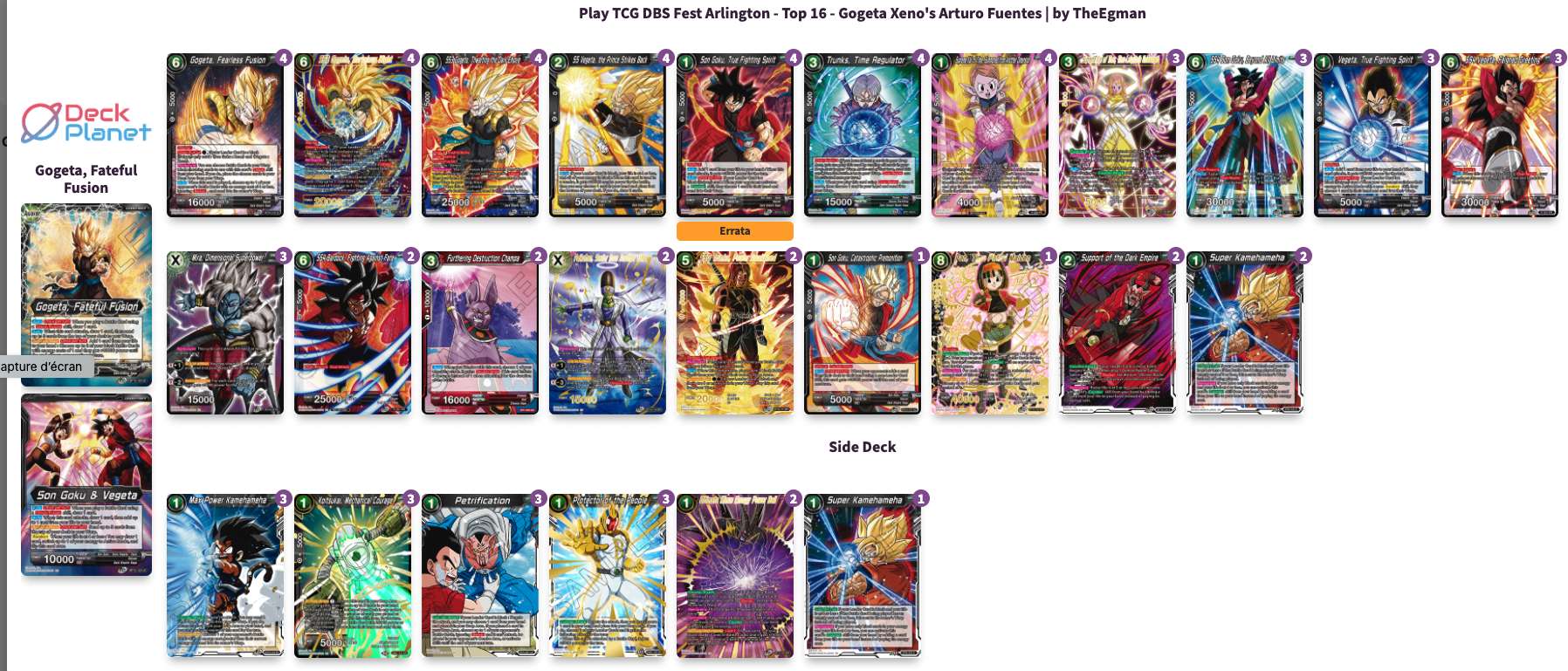 Decklist image · Arturo Fuentes