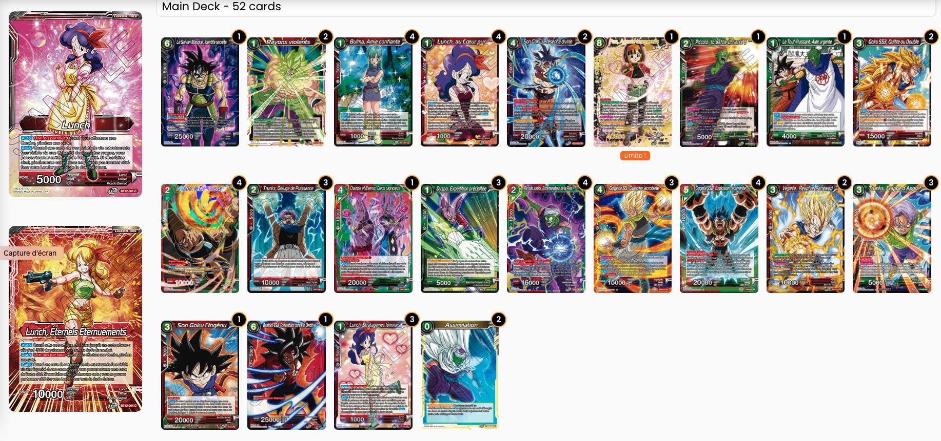 Decklist de Max Fox
