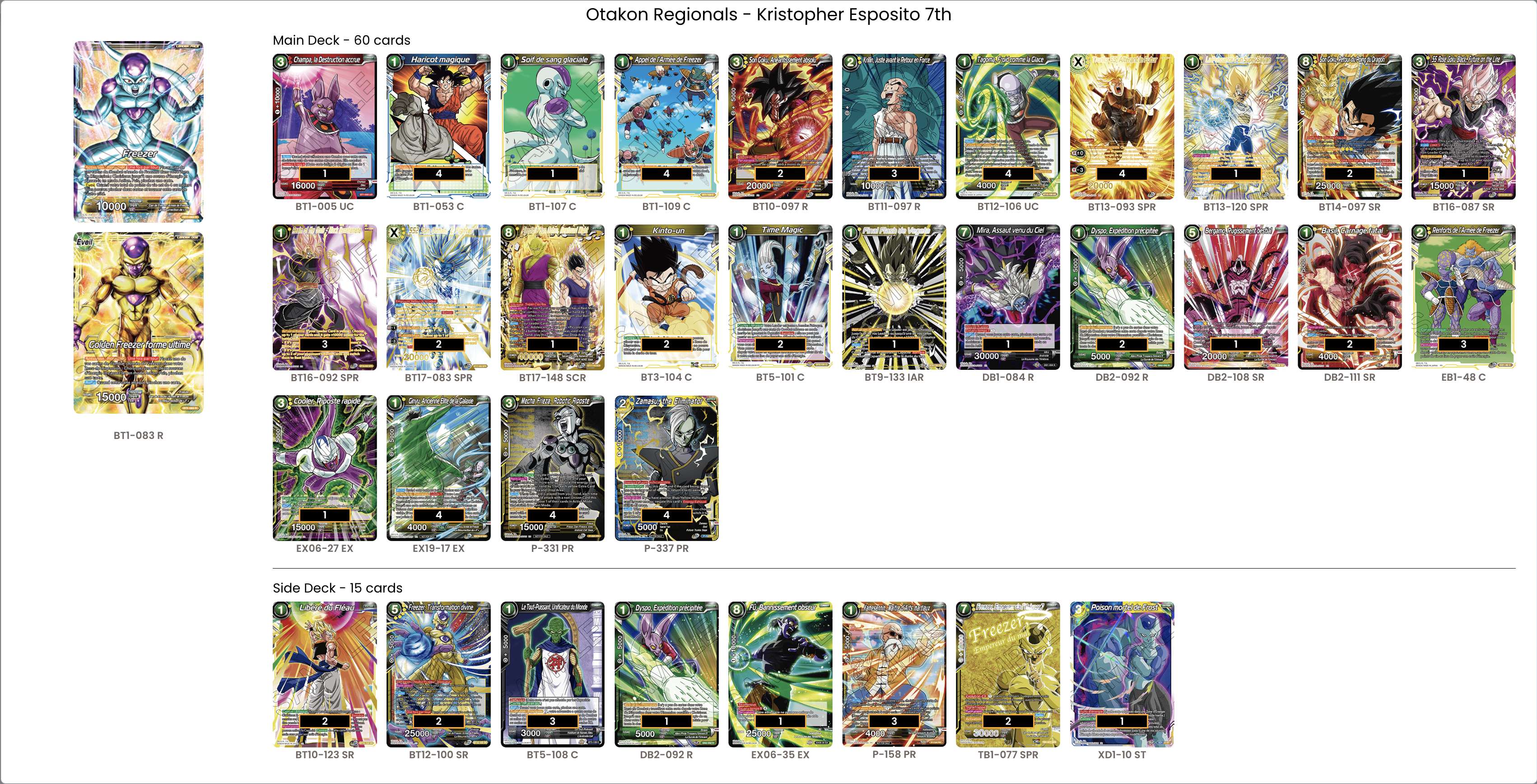 Decklist image · Kristopher Esposito