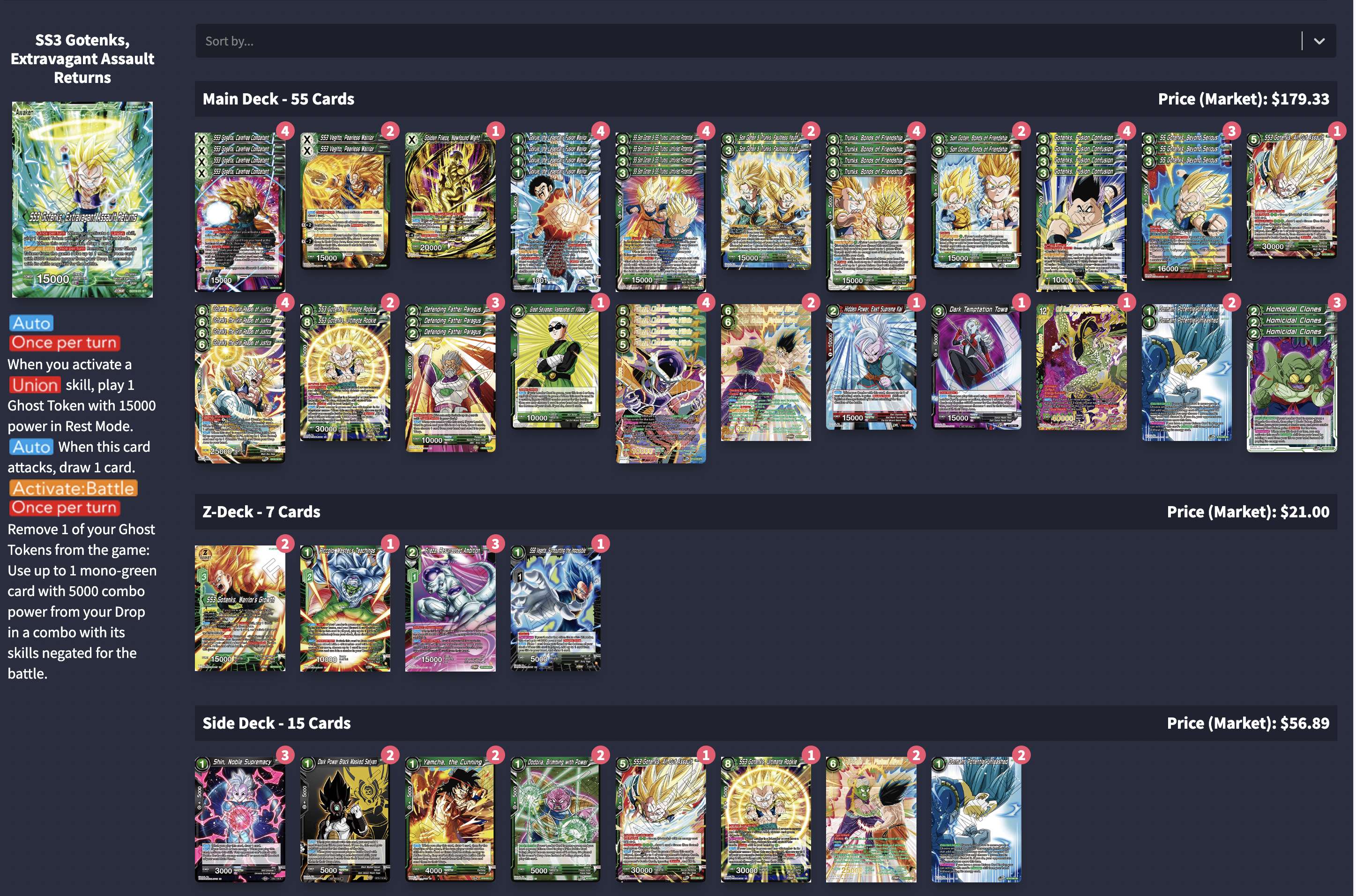 Decklist de Yeray Sobrino