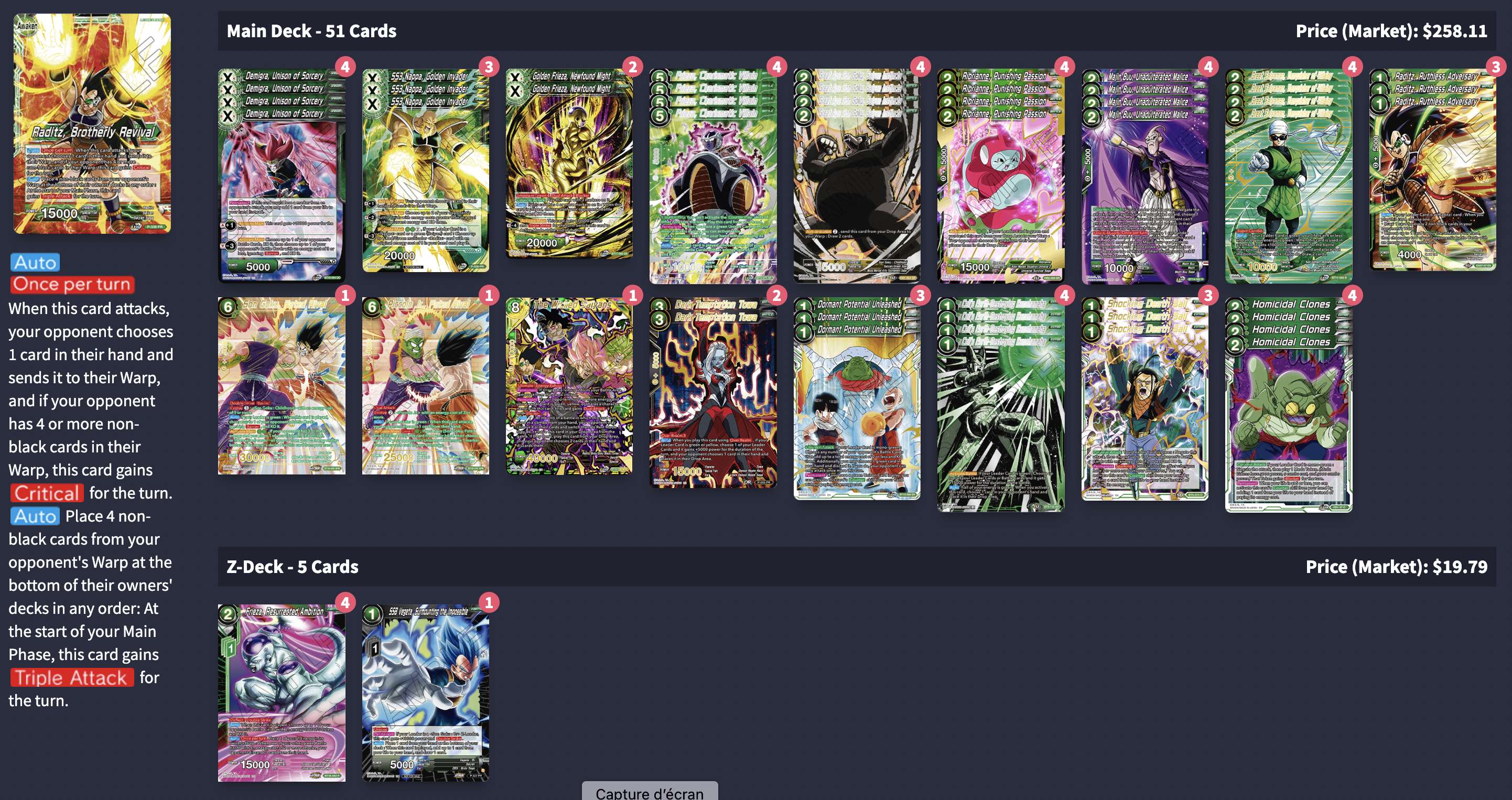 Decklist de ?