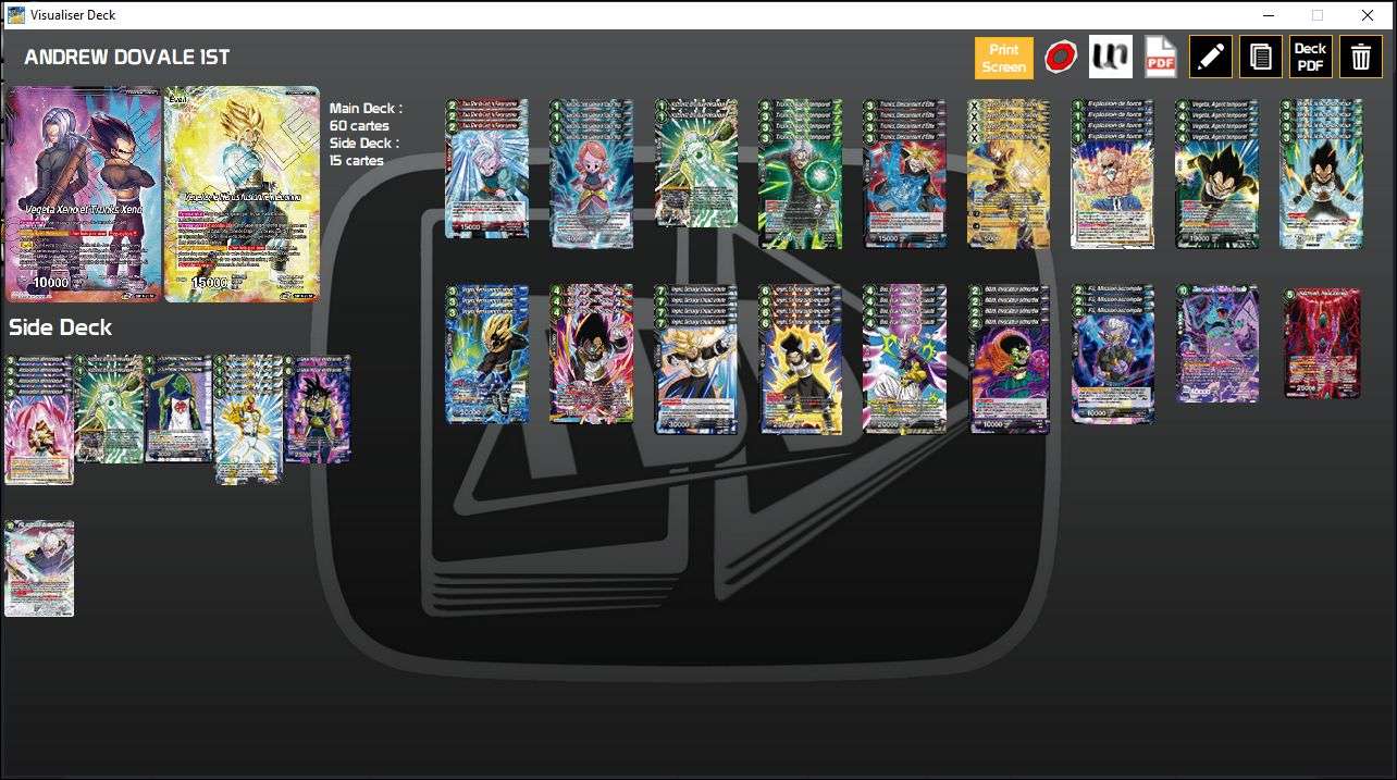 Decklist de Andrew Dovale