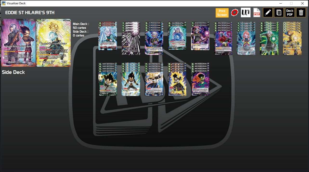 Decklist de Eddie St Hilaire