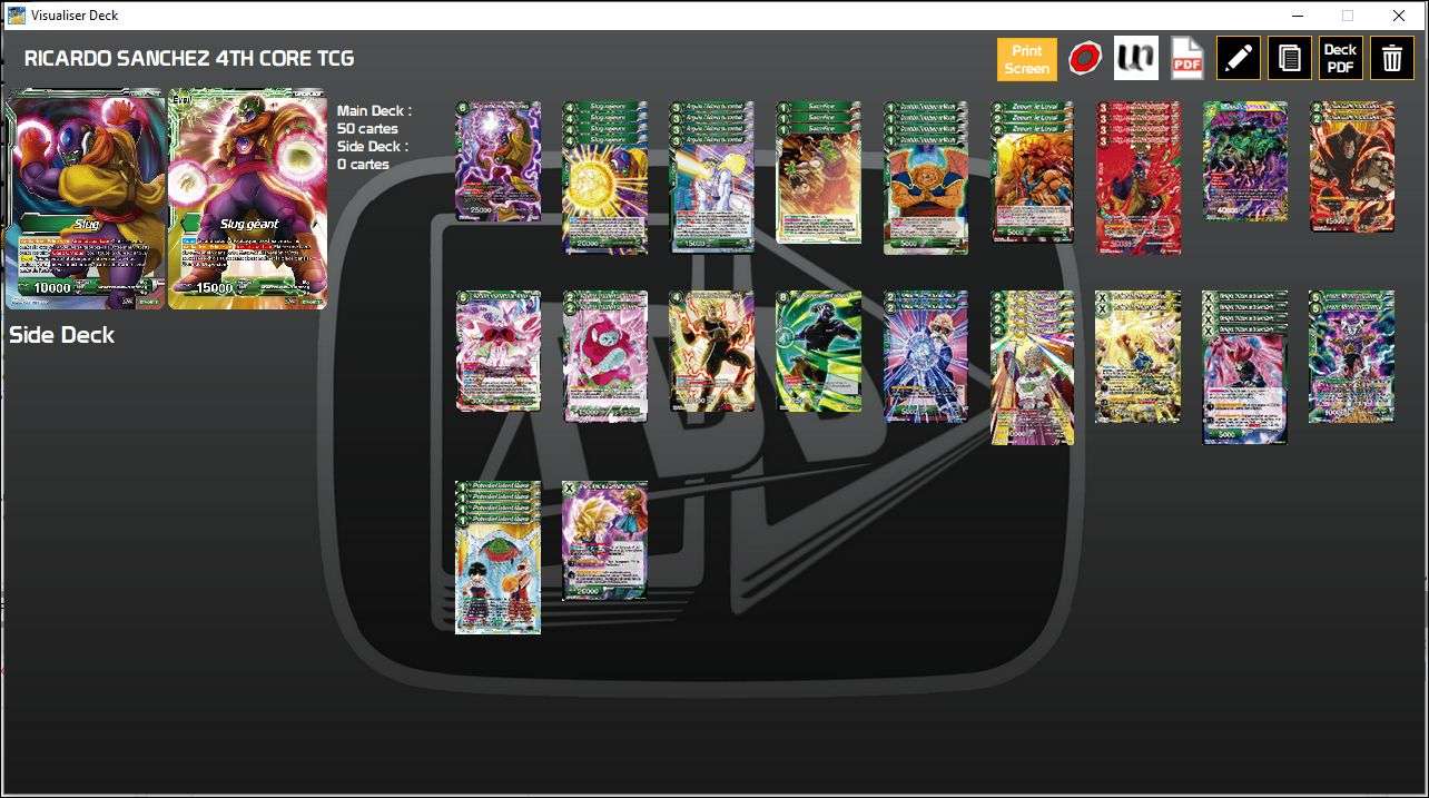 Decklist de Ricardo Sanchez