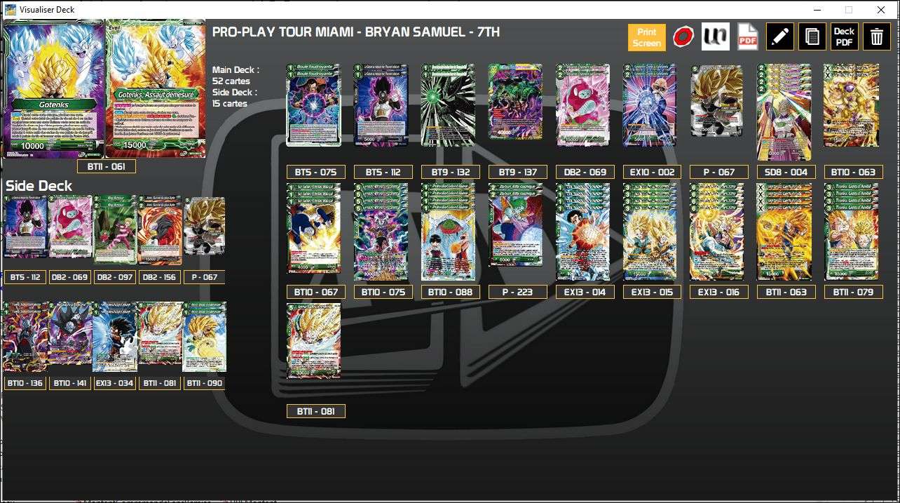 Decklist image · Bryan Samuel
