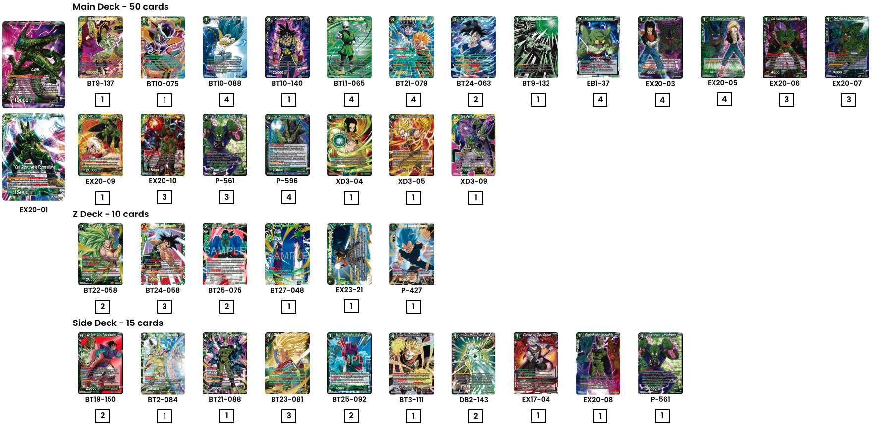 Decklist image · Jared lopez