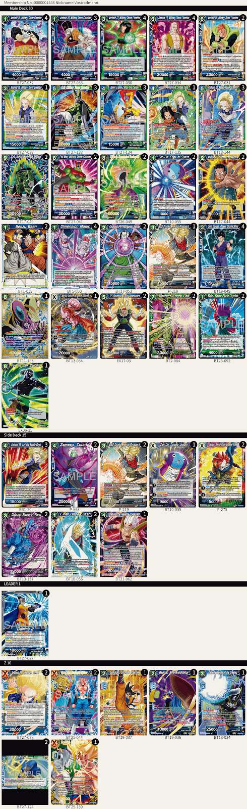 Decklist de Ivo