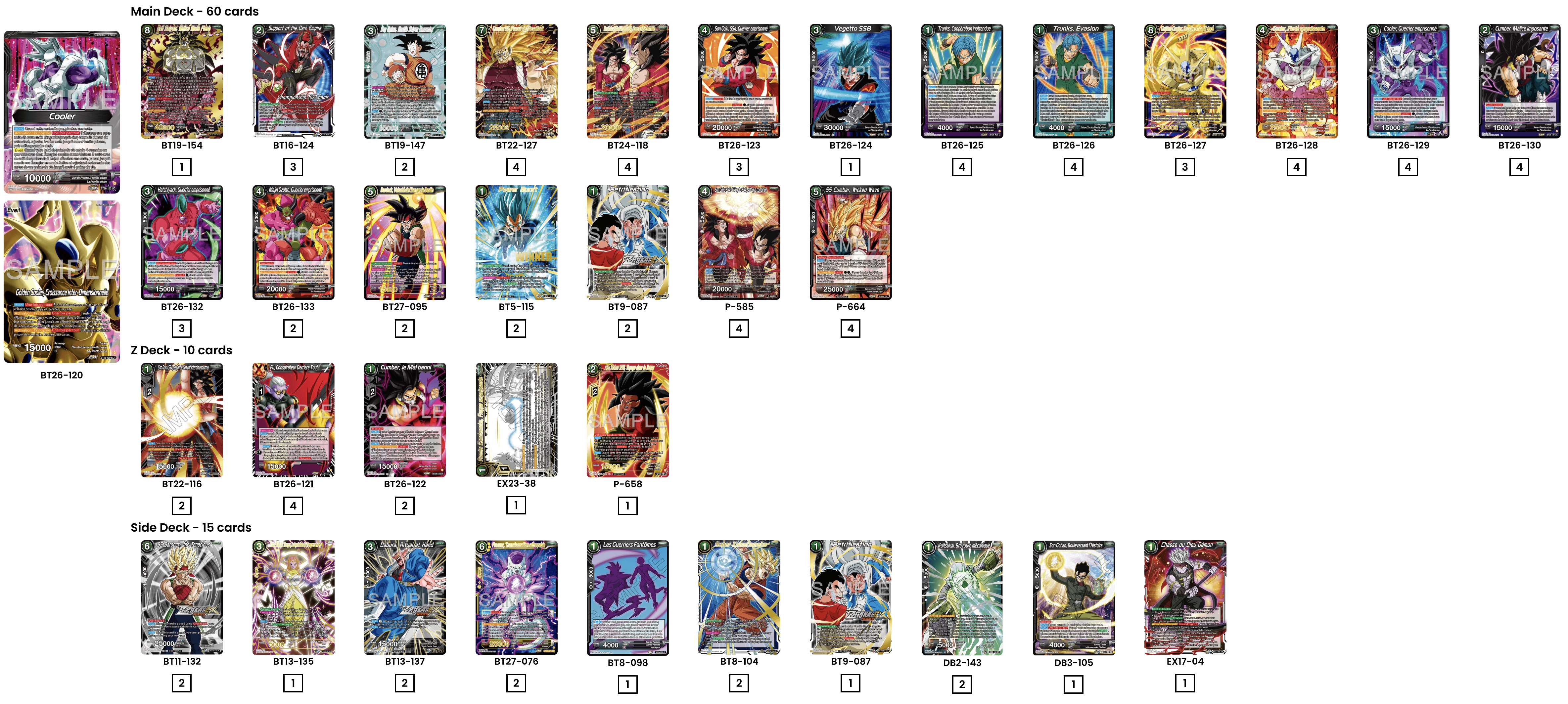 Decklist de Doomzz