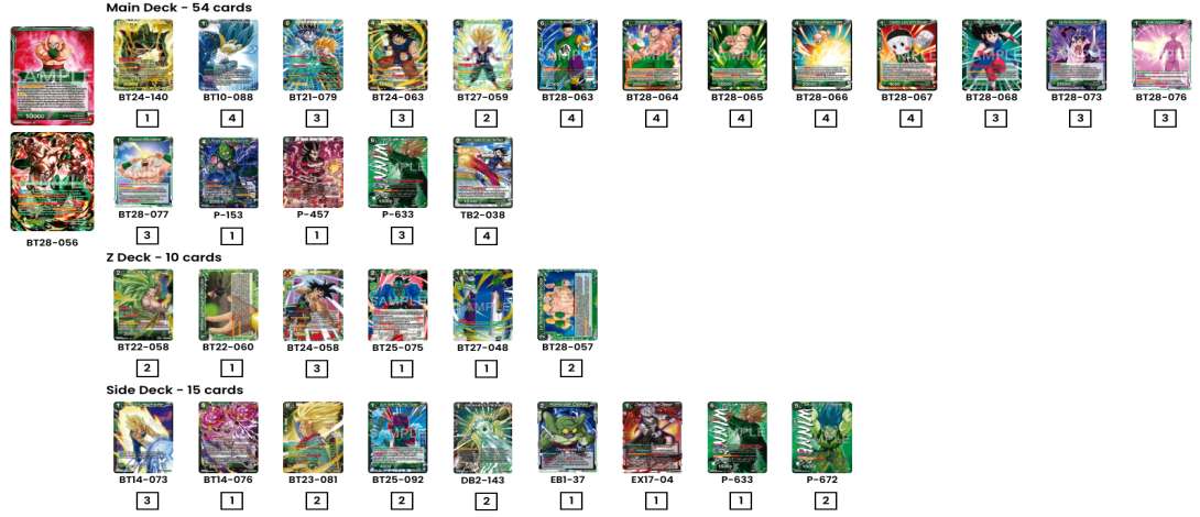Decklist de Simone Pieretti