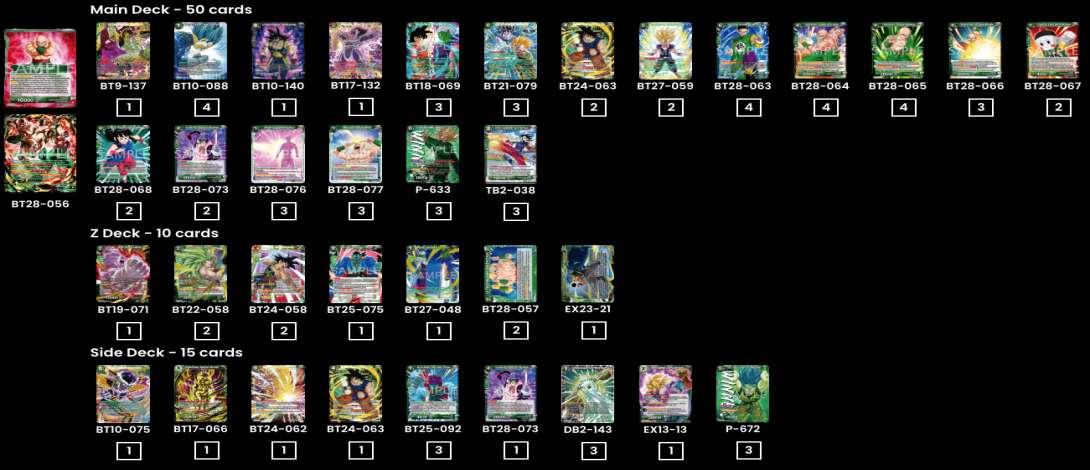 Decklist de Samuraidre