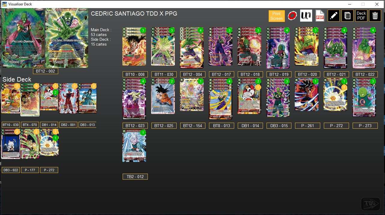 Decklist image · Cedric Santiago
