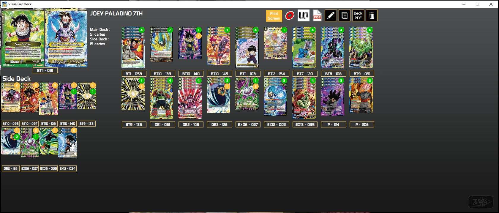 Decklist image · Joey Paladino