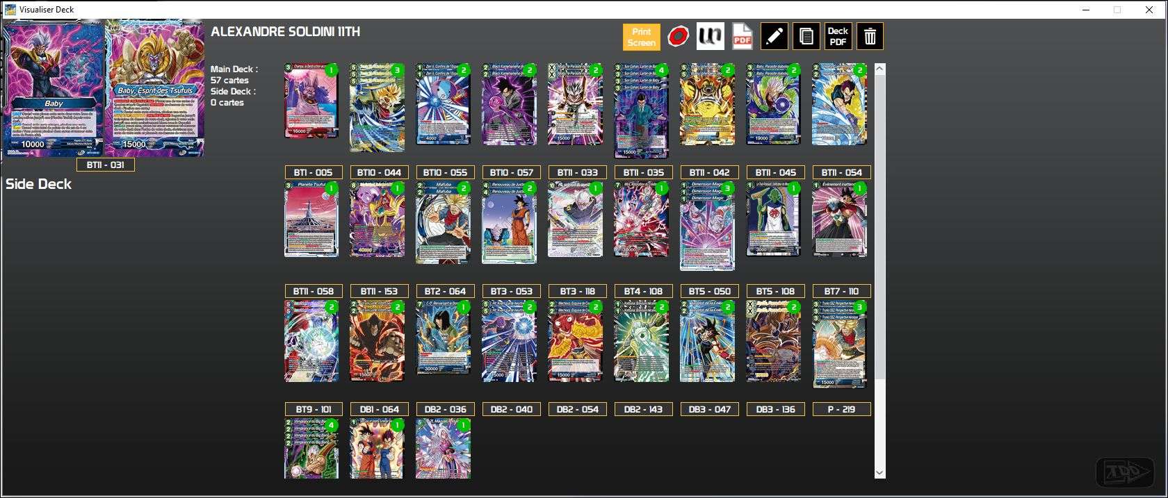 Deck screenshot