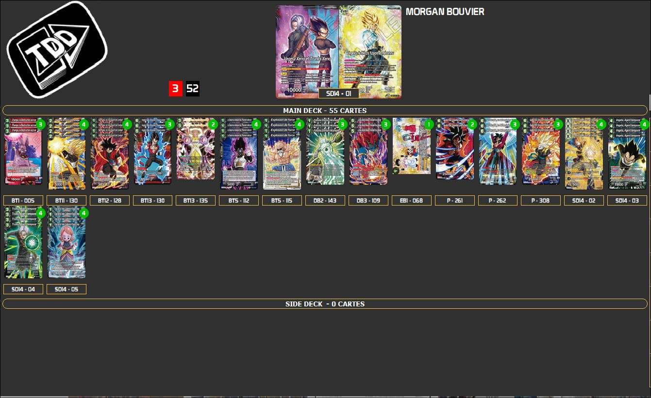 Decklist image · Morgan Bouvier