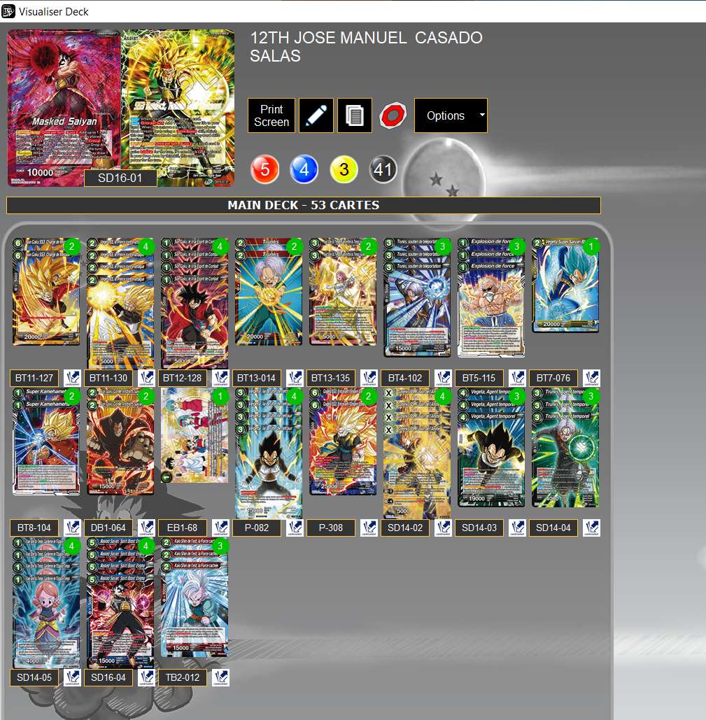 Decklist de Jose Casado
