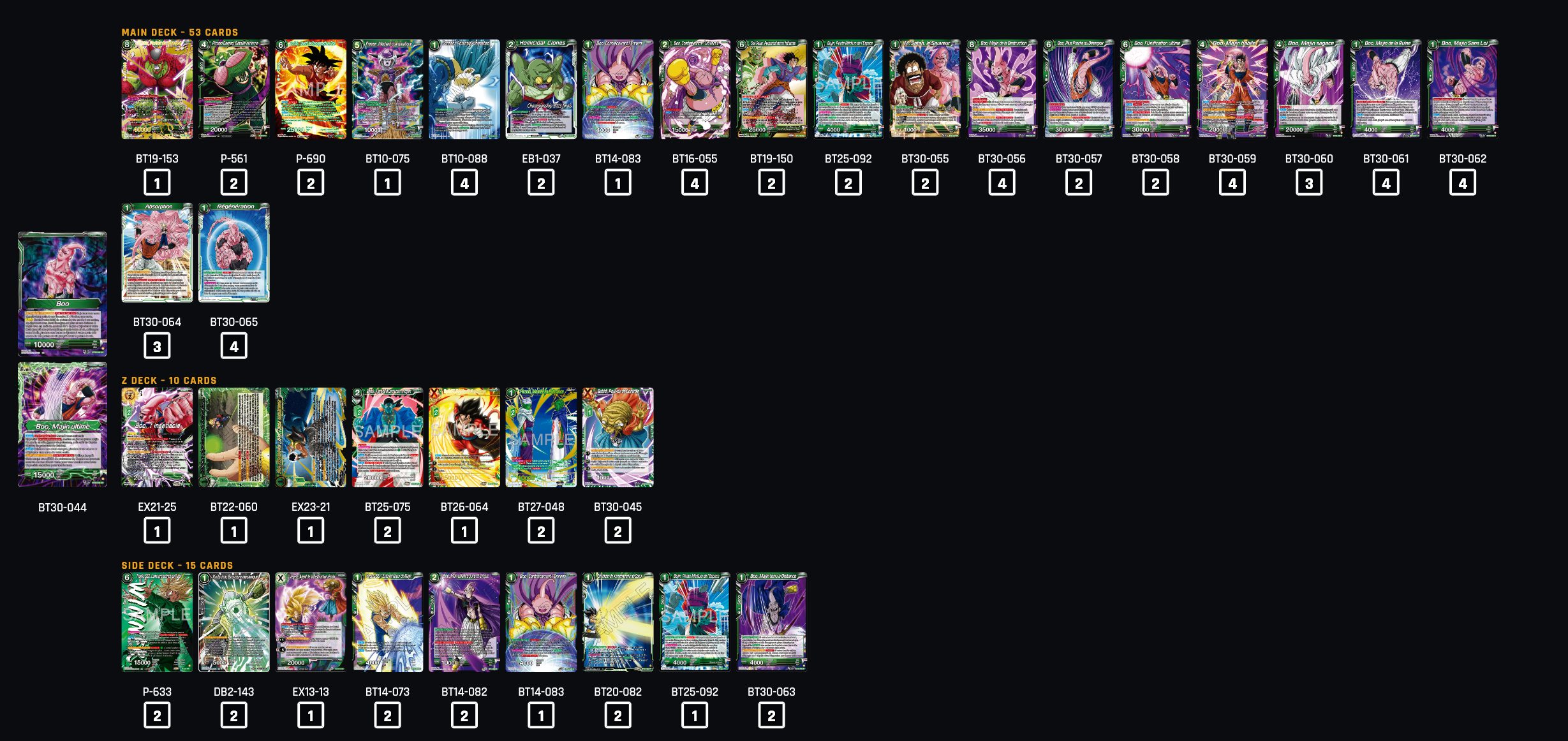 Decklist image · West