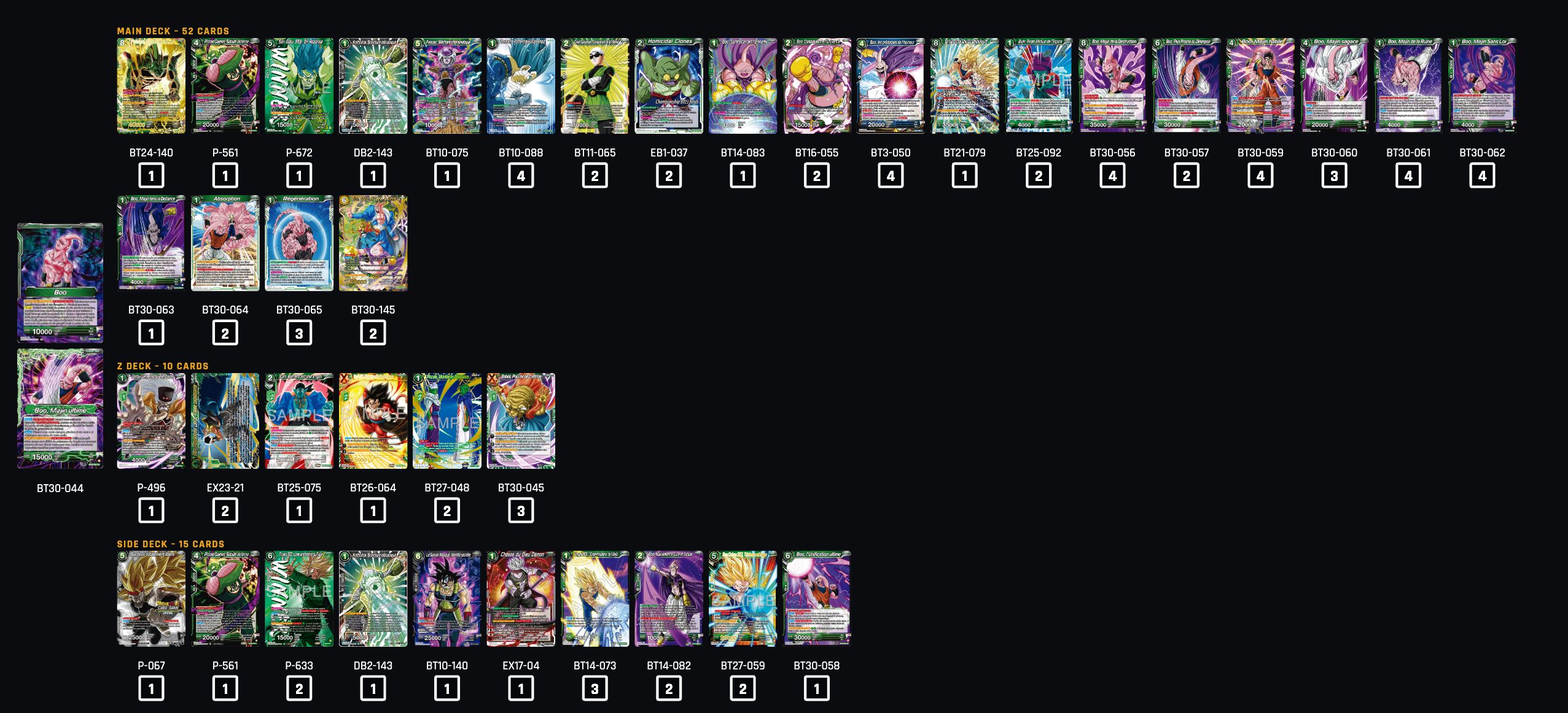 Decklist image · Blake Miles