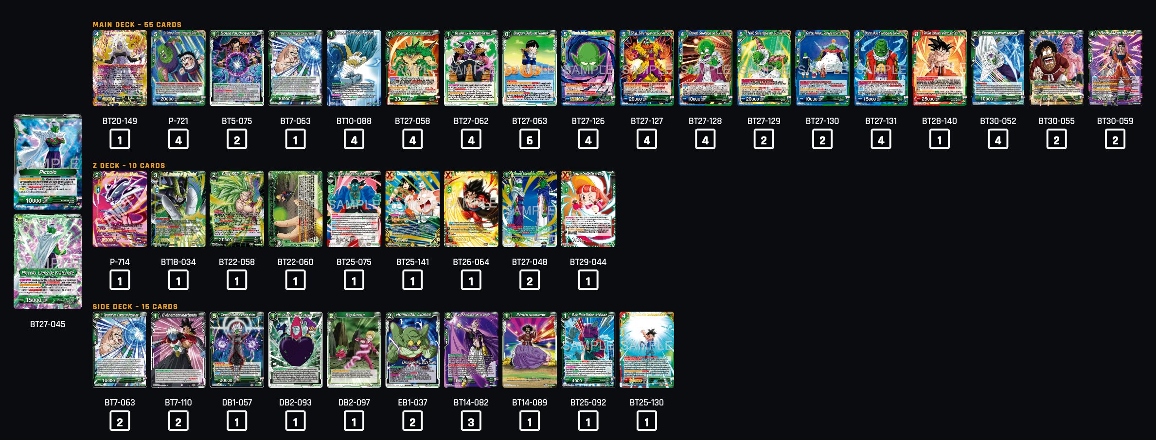 Decklist de Julian Dos Santos