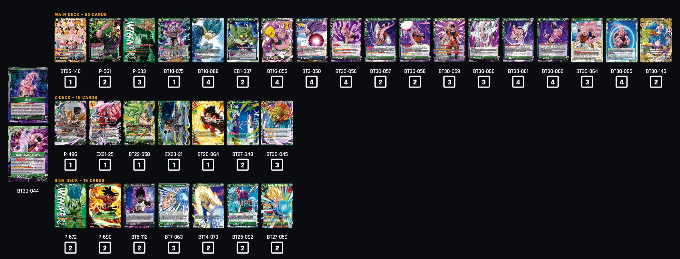 Decklist image · Perfect Force Cell