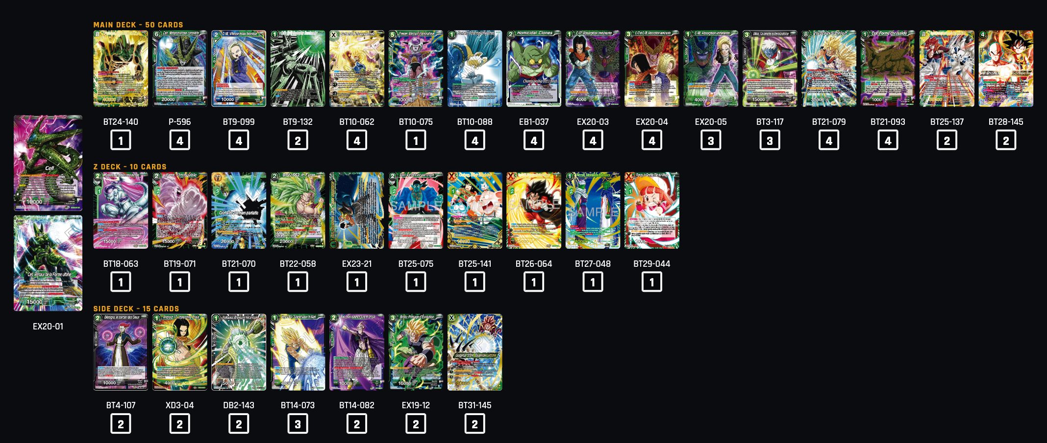 Decklist de David Serrano