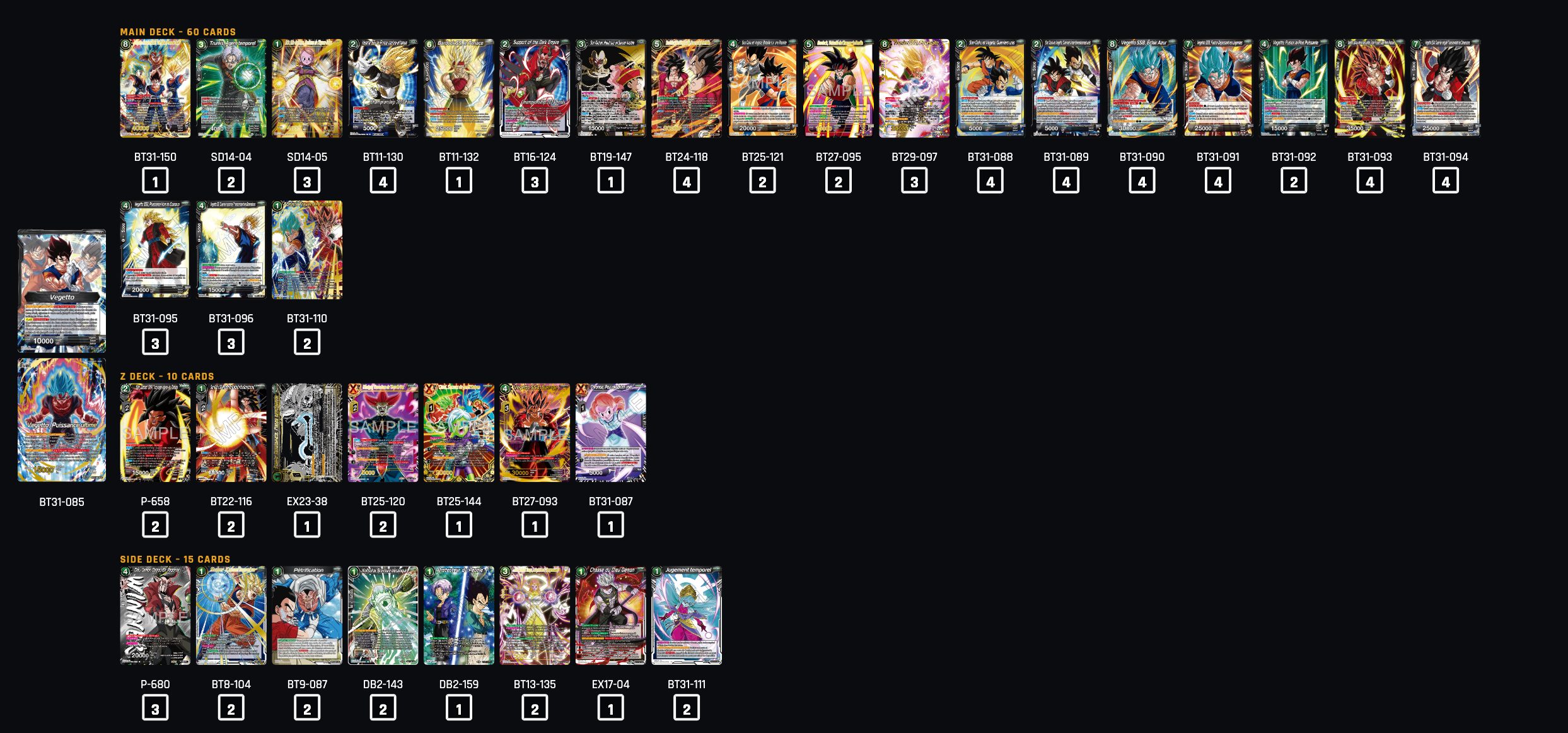 Decklist de Andre Monteiro